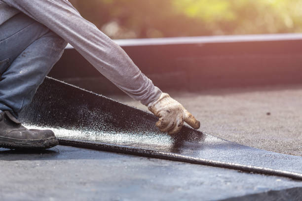 Professional Exterior Waterproofing technician working in Amissville, VA